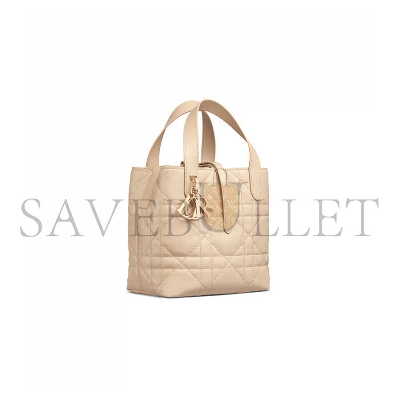 DIOR SMALL DIOR TOUJOURS VERTICAL TOTE BAG M2835OSNW_M51U (18*16*12cm)